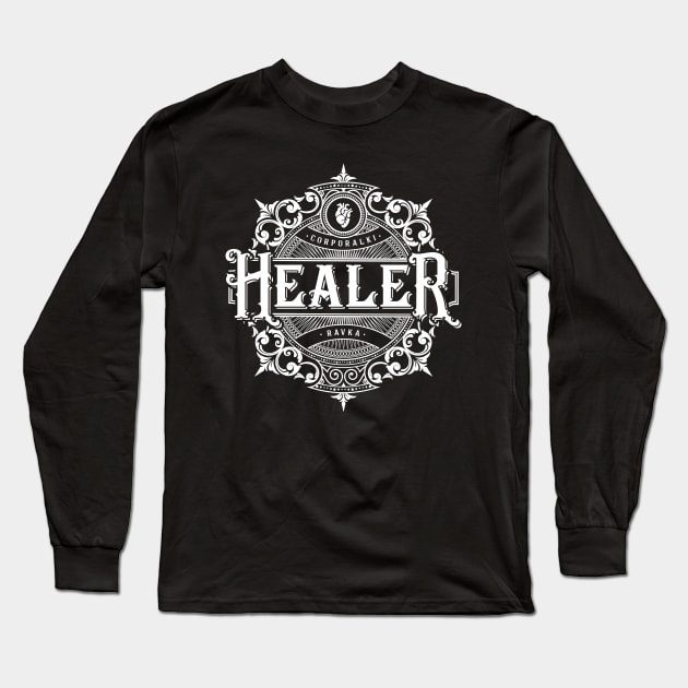 Shadow and Bone: Healer (monochrome) Long Sleeve T-Shirt by firlachiel